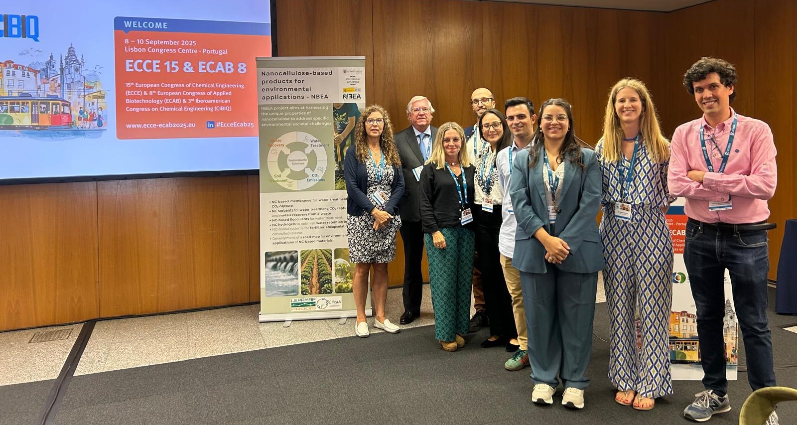 Presentación del Proyecto NBEA en el 3rd Iberoamerican Congress on Chemical Engineering celebrado en Lisboa del 8 al 10 de septiembre de 2025